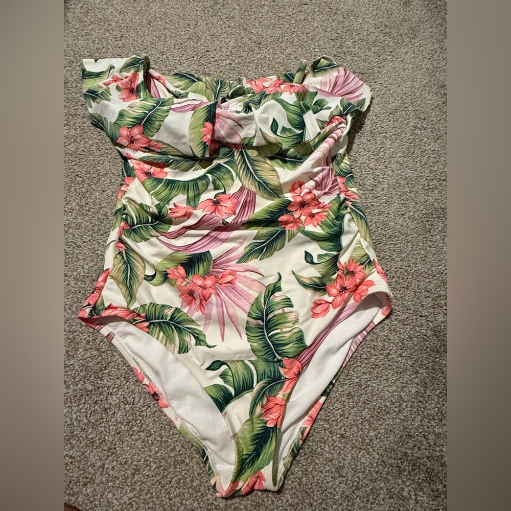 Tropical Floral One-Piece Swimsuit